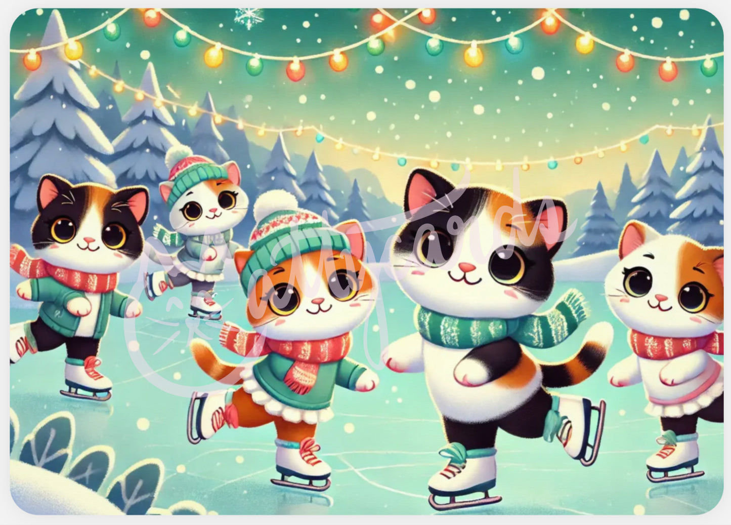 Catty Ice Skating