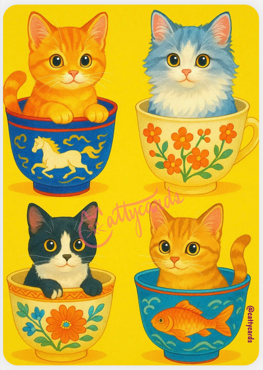 Catty Teacups