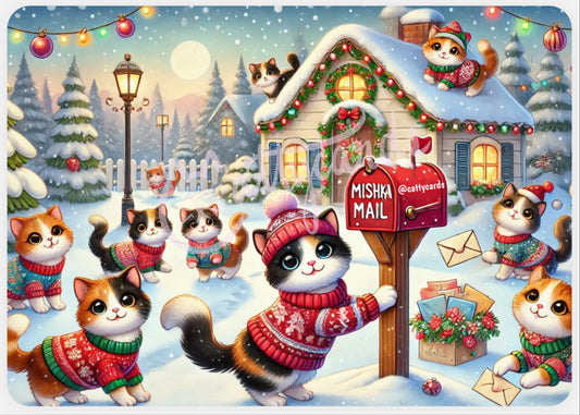 Mishka Xmas Mail